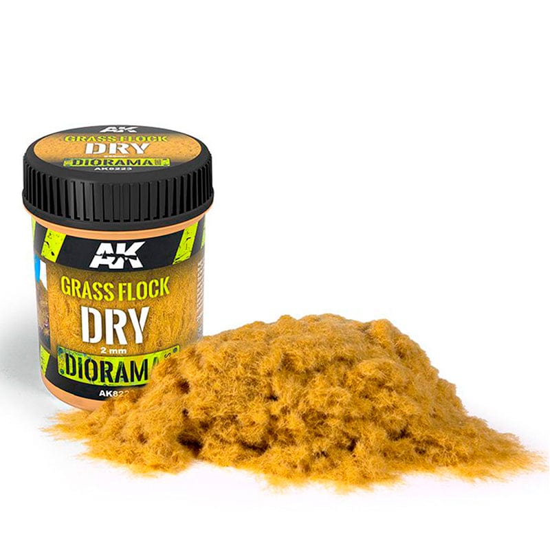 AK Interactive Dioramas: Grass Flock 2mm Dry