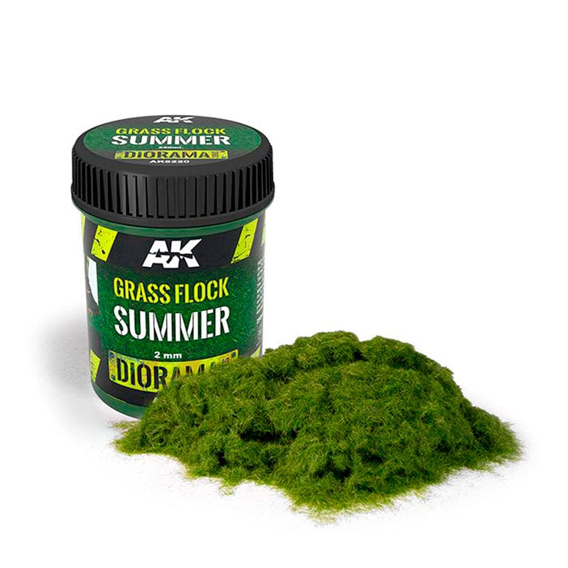 AK Interactive Dioramas: Grass Flock 2mm Summer