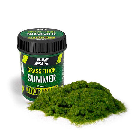 AK Interactive Dioramas: Grass Flock 2mm Summer