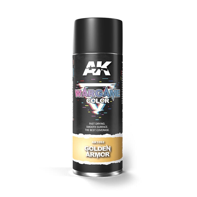 AK Interactive Golden Armor Spray Paint 400ml [AK1052]