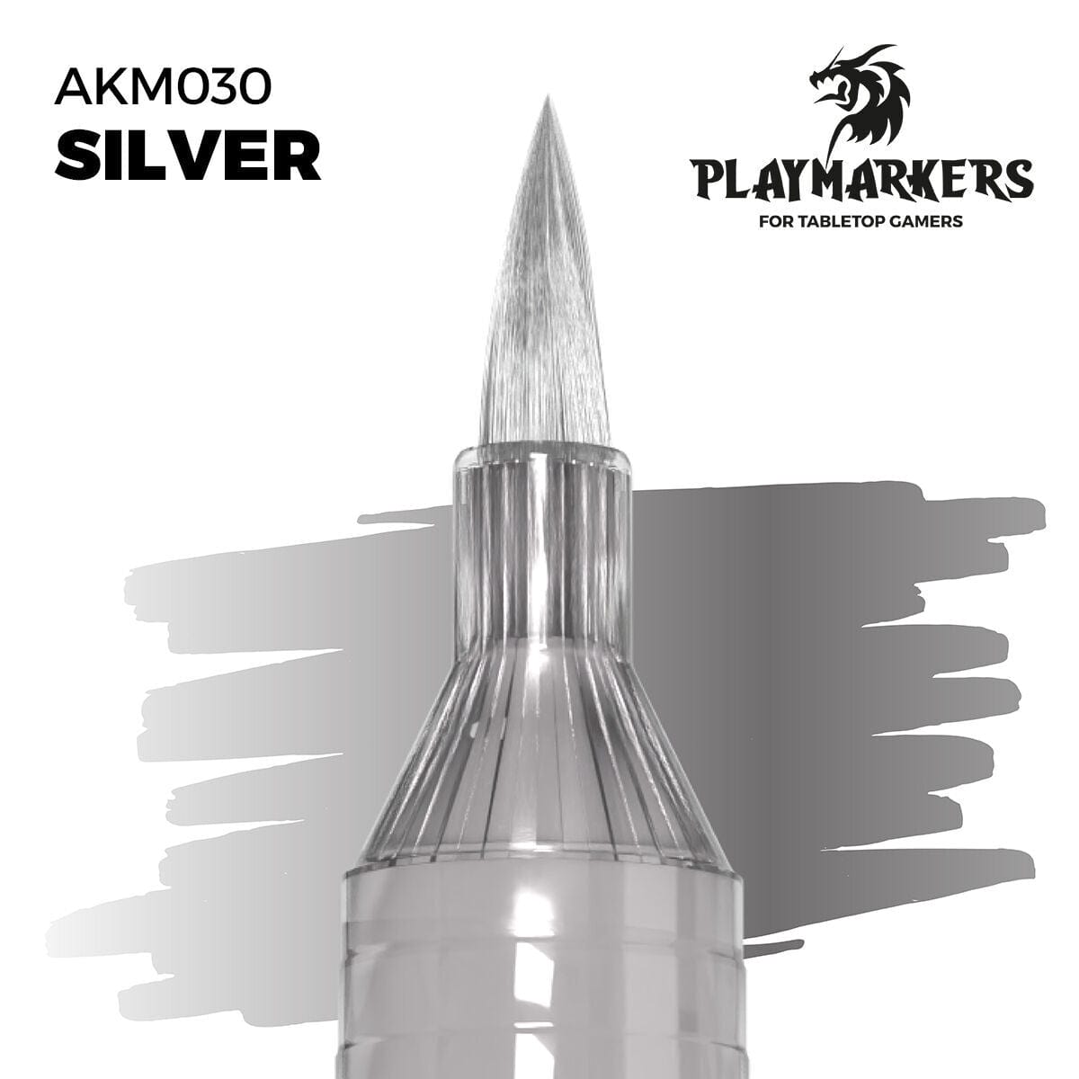 AK Interactive Playmarkers: Silver - Acrylic Paint Marker