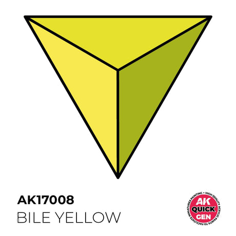 AK Interactive Quick Gen: Bile Yellow - 18ml Acrylic Paint
