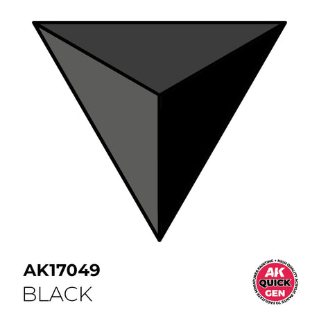 AK Interactive Quick Gen: Black - 18ml Acrylic Paint