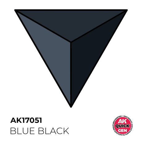 AK Interactive Quick Gen: Blue Black - 18ml Acrylic Paint