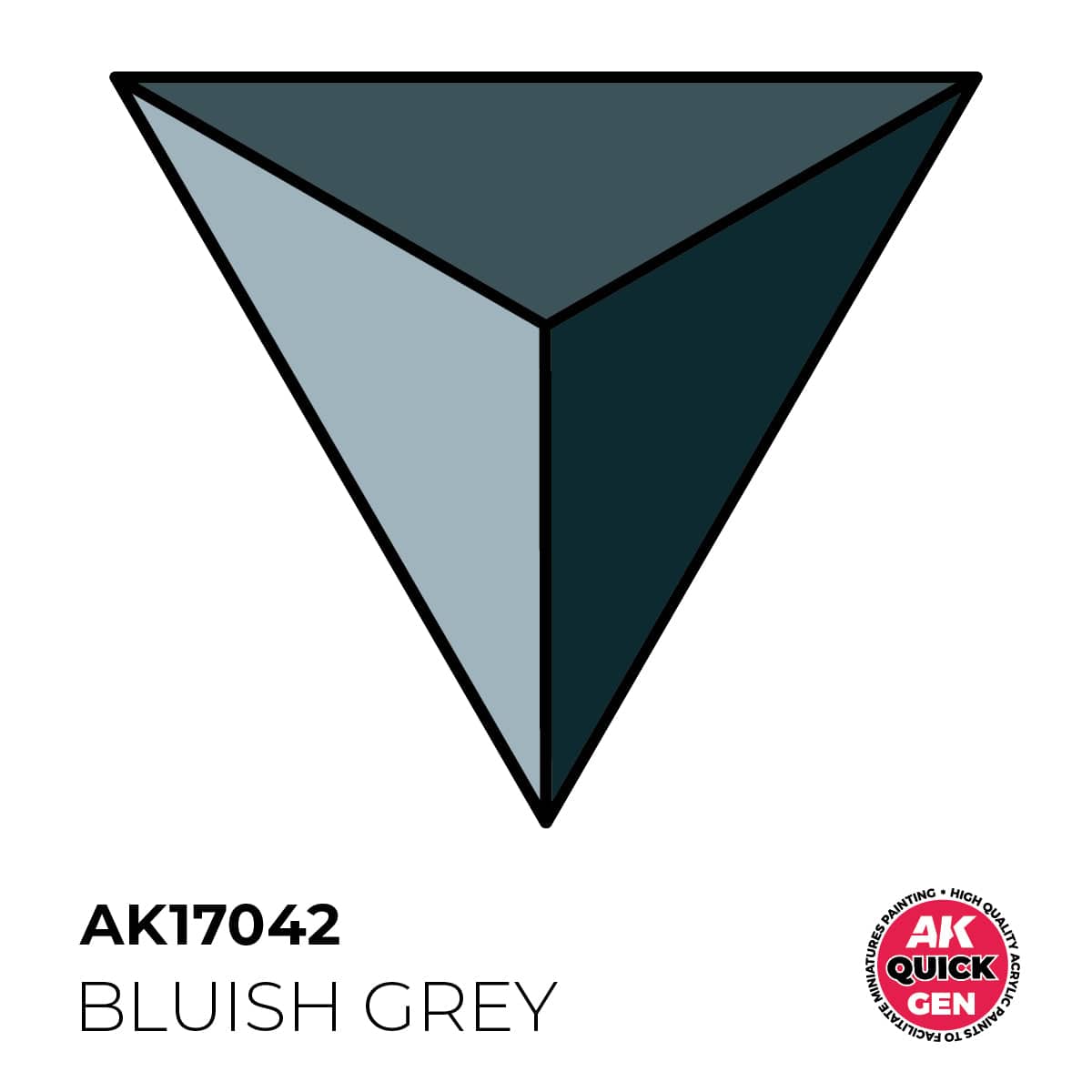 AK Interactive Quick Gen: Bluish Grey - 18ml Acrylic Paint