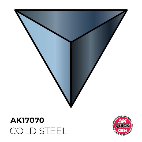 AK Interactive Quick Gen: Cold Steel - 18ml Acrylic Paint