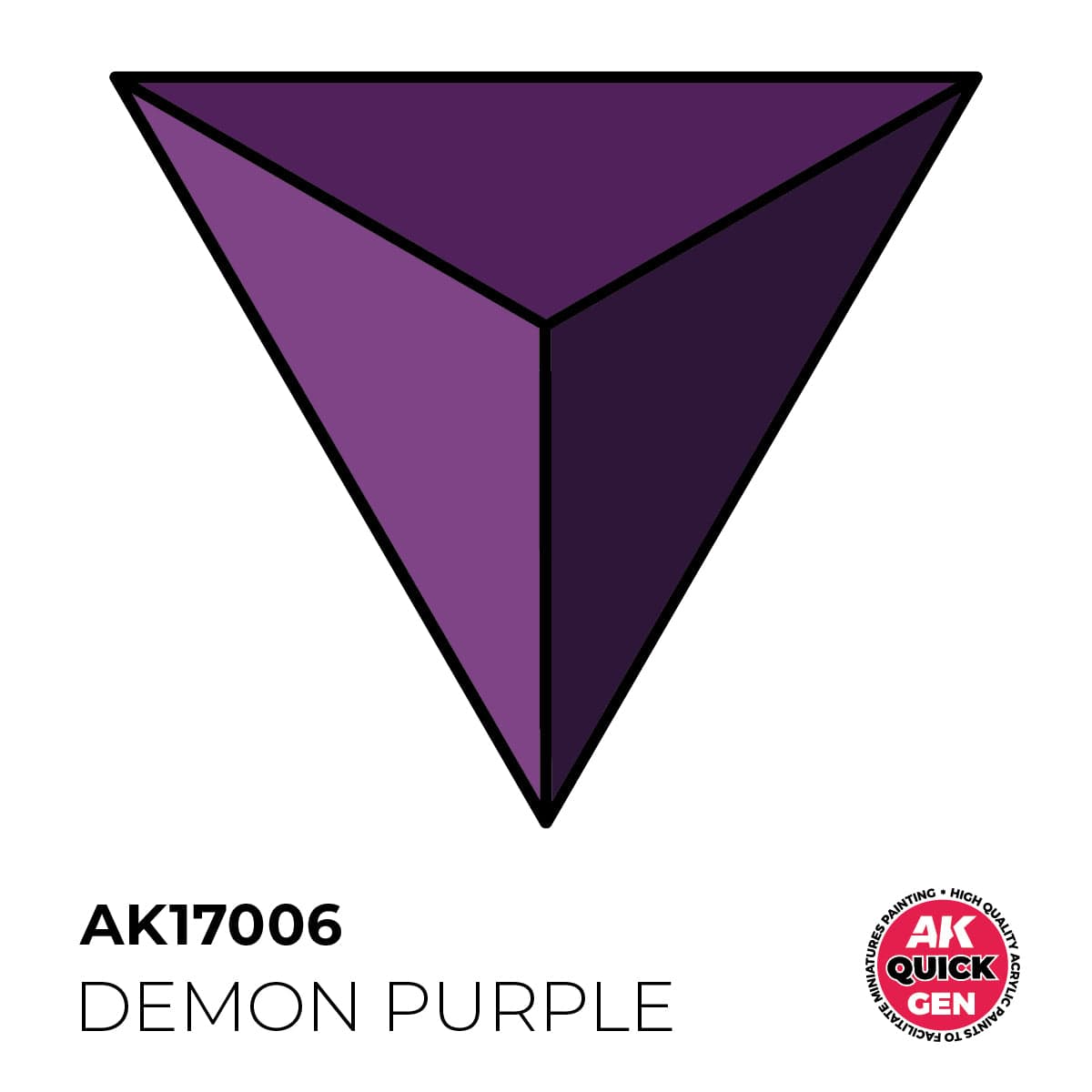 AK Interactive Quick Gen: Demon Purple - 18ml Acrylic Paint