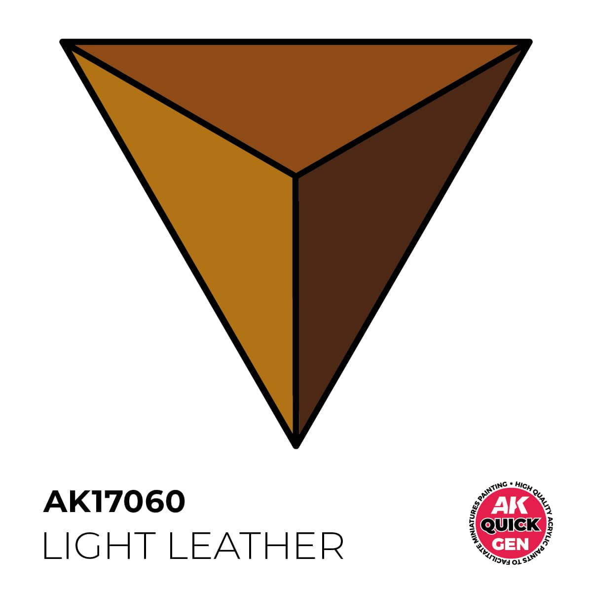 AK Interactive Quick Gen: Light Leather - 18ml Acrylic Paint