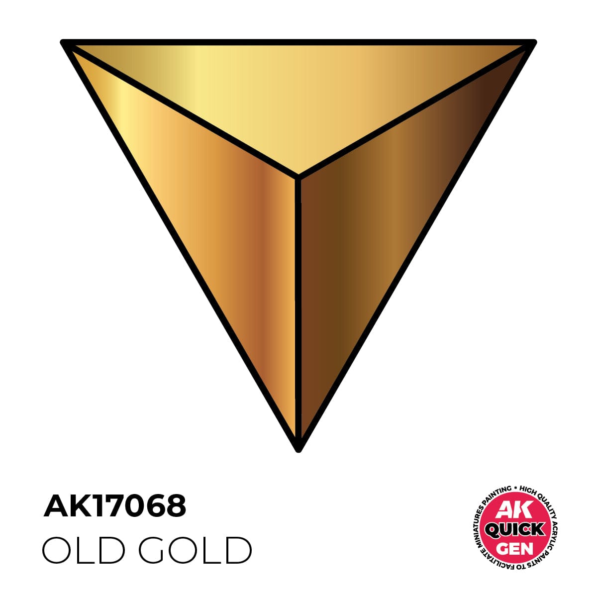 AK Interactive Quick Gen: Old Gold - 18ml Acrylic Paint