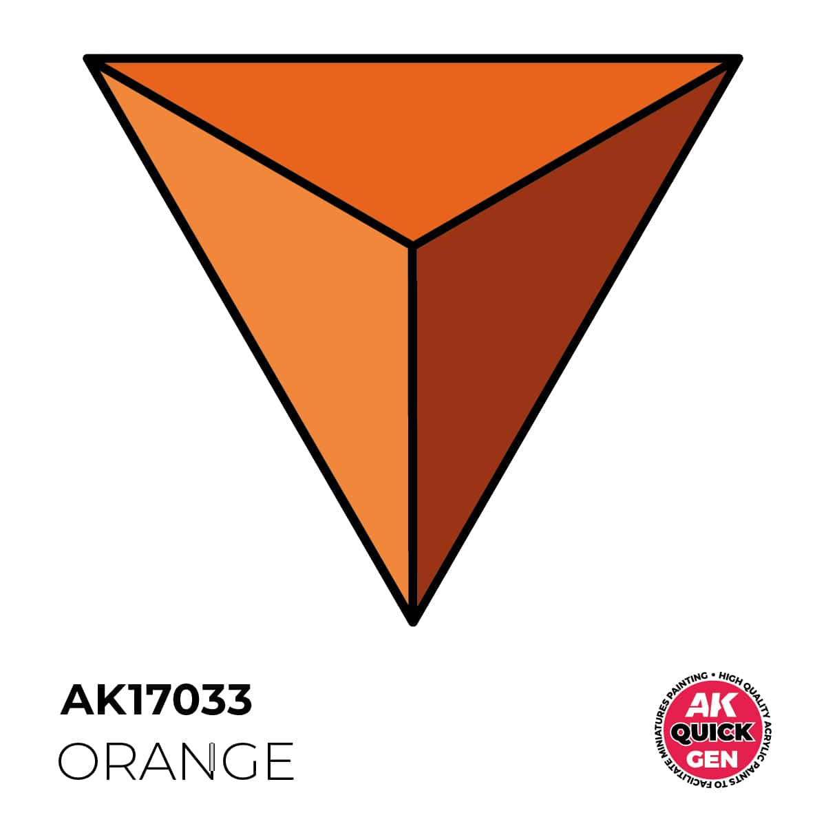 AK Interactive Quick Gen: Orange - 18ml Acrylic Paint