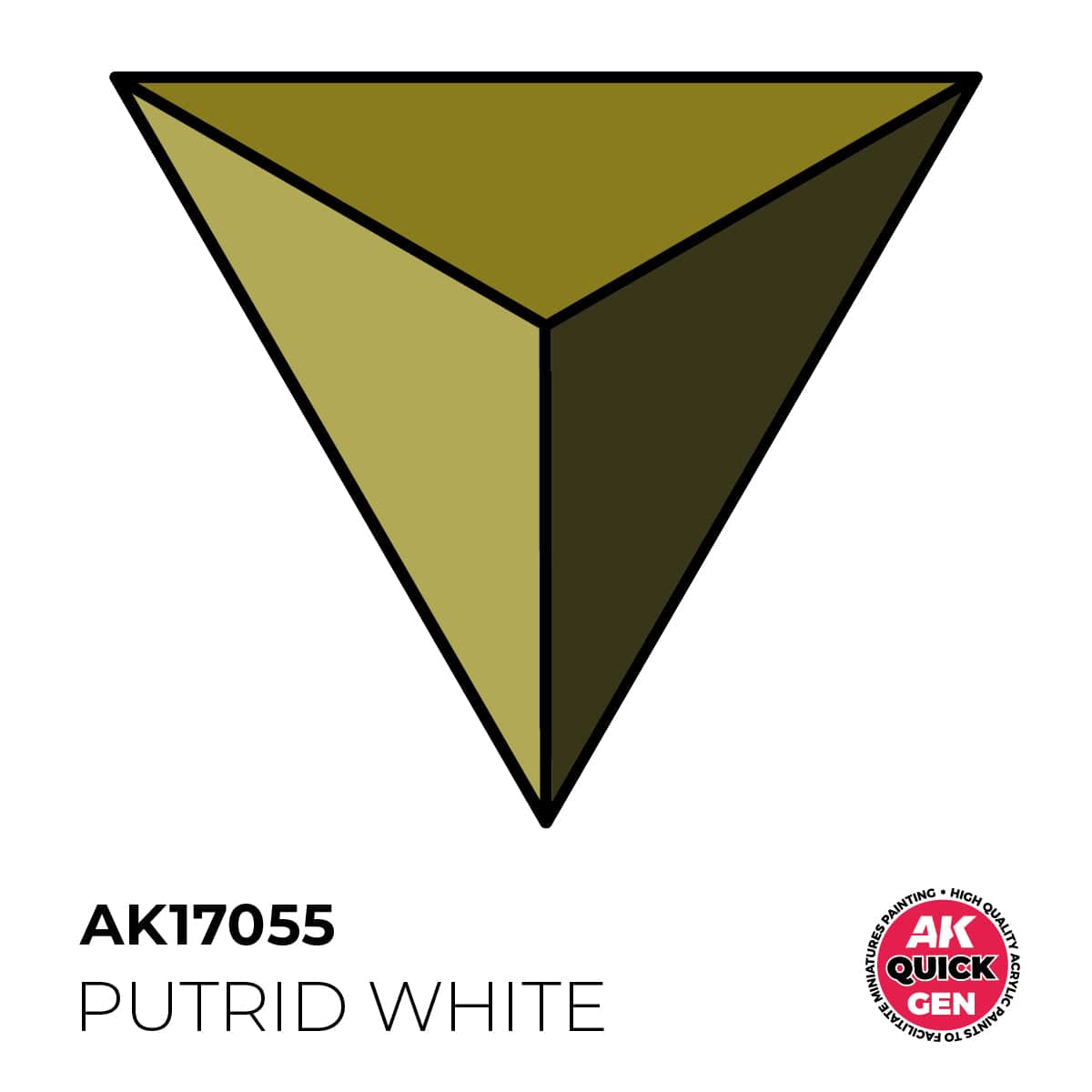 AK Interactive Quick Gen: Putrid White - 18ml Acrylic Paint