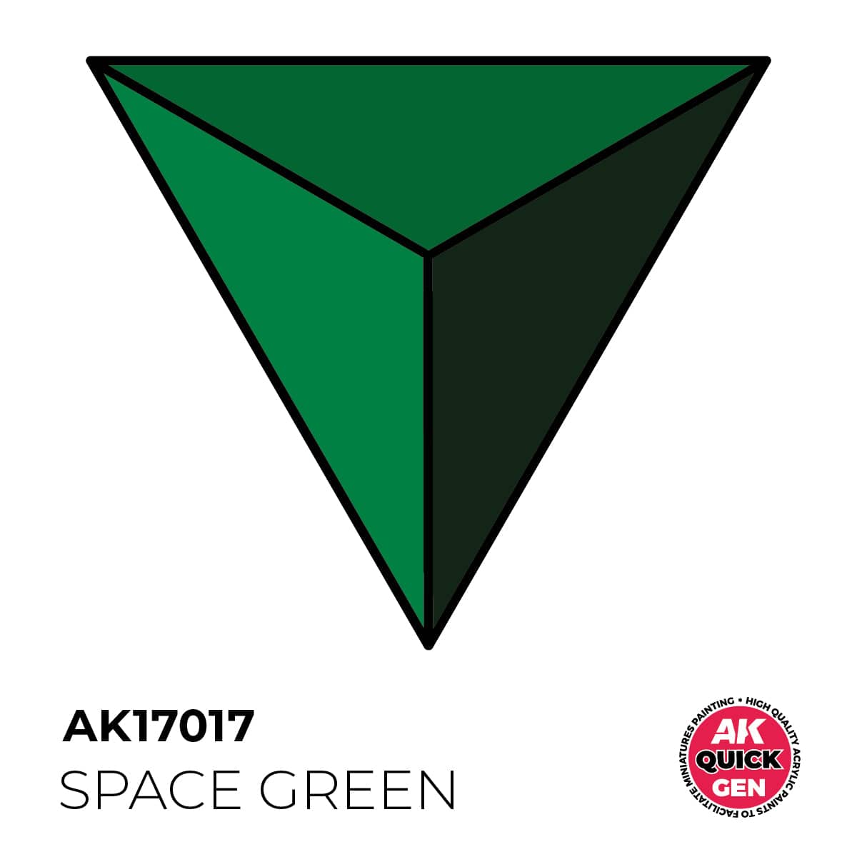 AK Interactive Quick Gen: Space Green - 18ml Acrylic Paint
