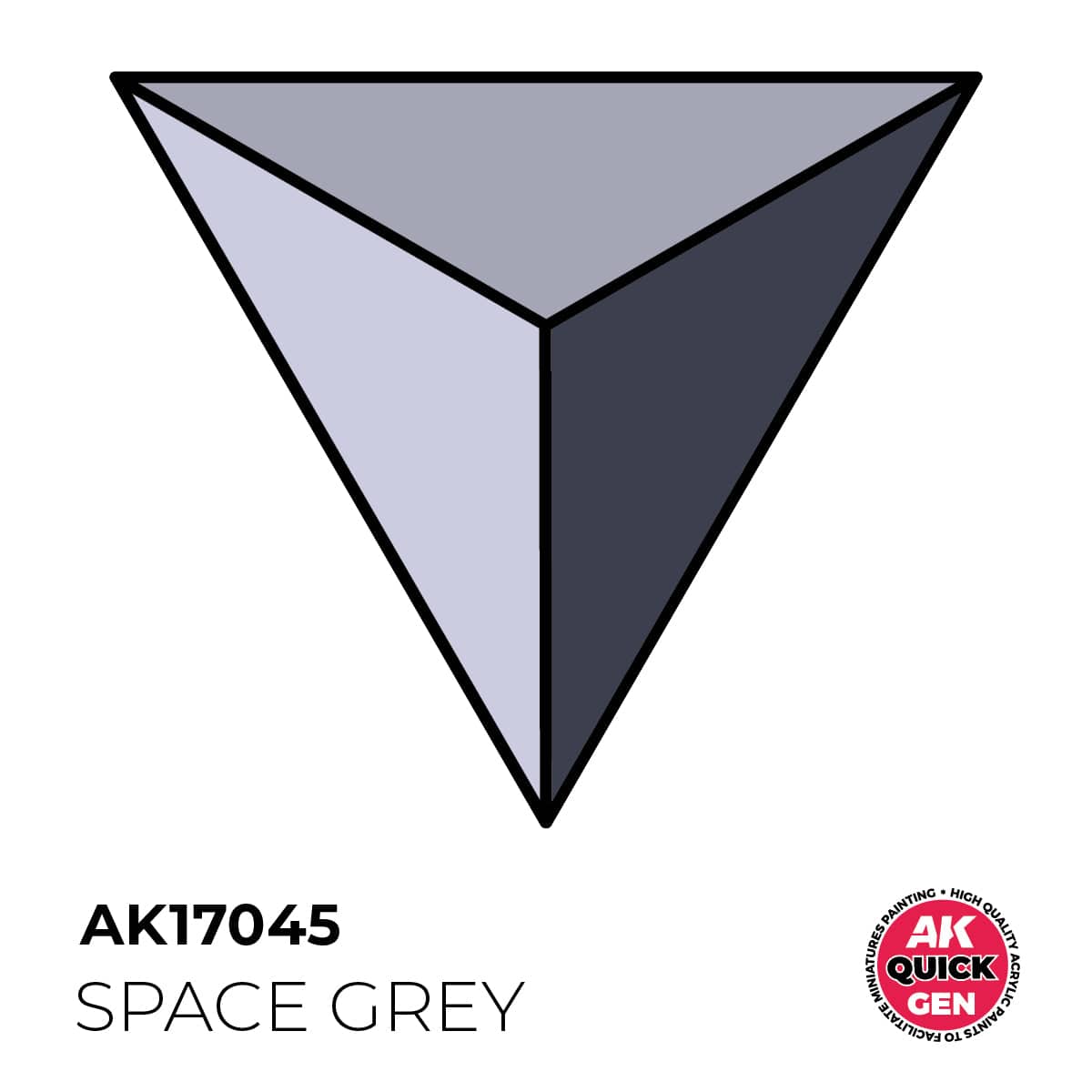 AK Interactive Quick Gen: Space Grey - 18ml Acrylic Paint