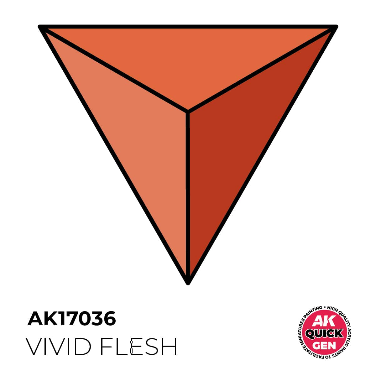 AK Interactive Quick Gen: Vivid Flesh - 18ml Acrylic Paint