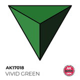 AK Interactive Quick Gen: Vivid Green - 18ml Acrylic Paint