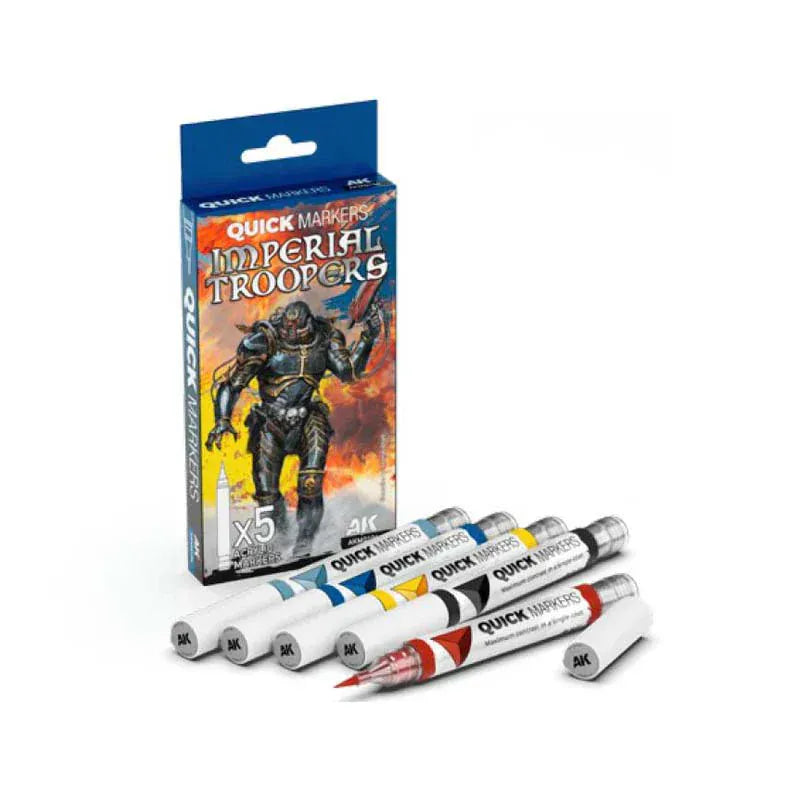 AK Interactive Quick Marker Set: Imperial Troopers - 5 Colour Set