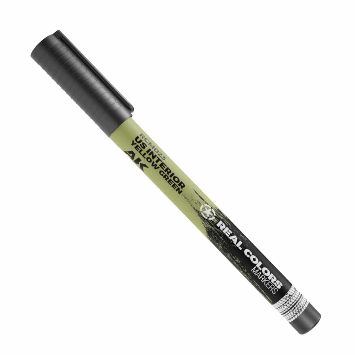 AK Interactive Real Colors Markers: US Interior Yellow Green - Acrylic Paint Marker [AKRCM023]