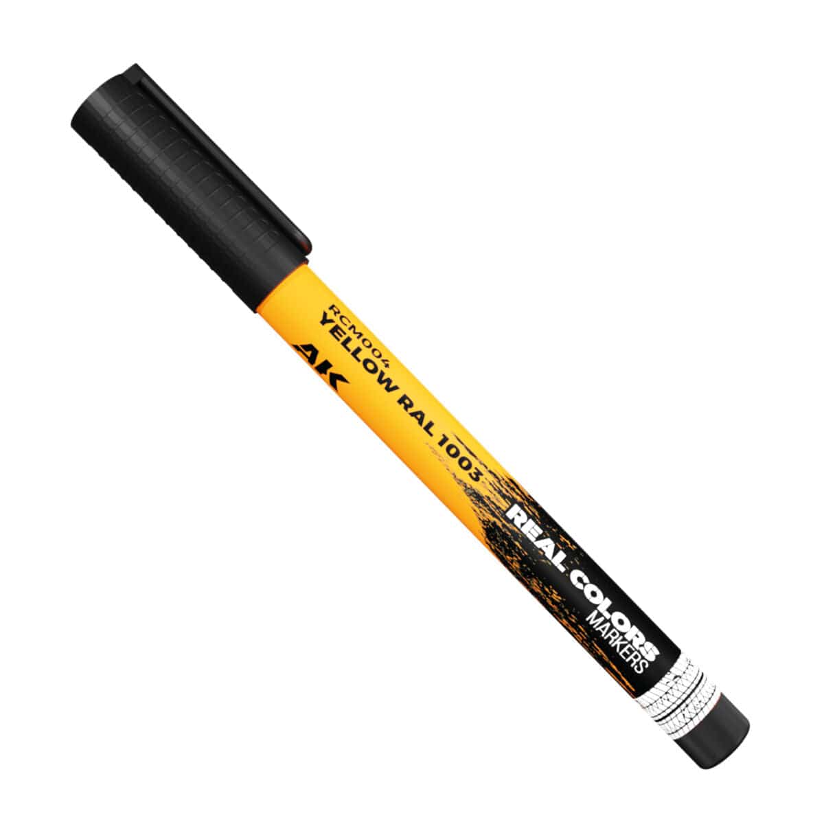 AK Interactive Real Colors Markers: Yellow RAL 1003 - Acrylic Paint Marker [AKRCM004]