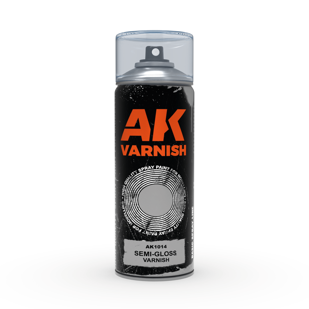 AK Interactive Semi-Gloss varnish - Spray Paint 400ml [AK1014]