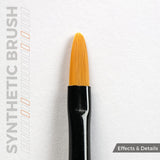 AK Interactive Synthetic Brush - Filbert 4