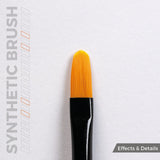 AK Interactive Synthetic Brush - Filbert 6