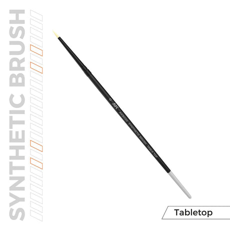 AK Interactive Synthetic Tabletop Brush - 0