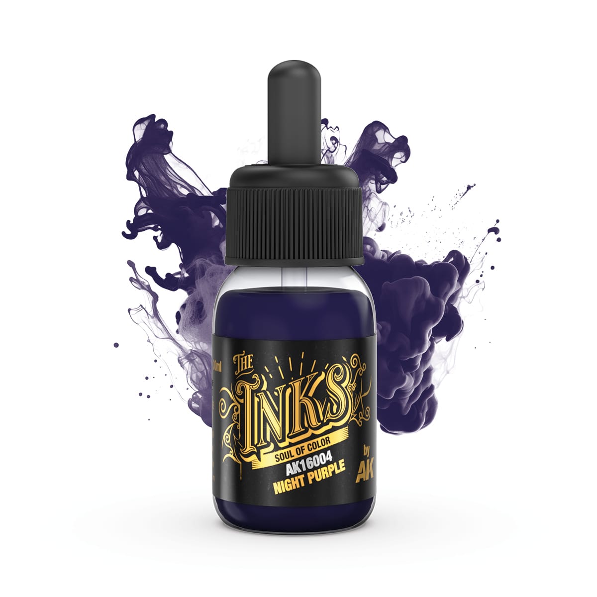 AK Interactive The INKS: Night Purple 30ml Acrylic Ink