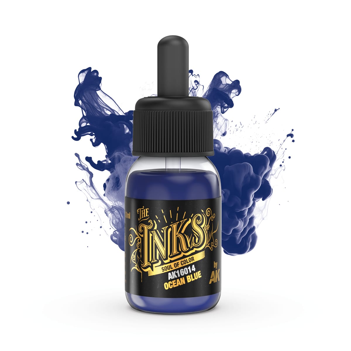 AK Interactive The INKS: Ocean Blue 30ml Acrylic Ink