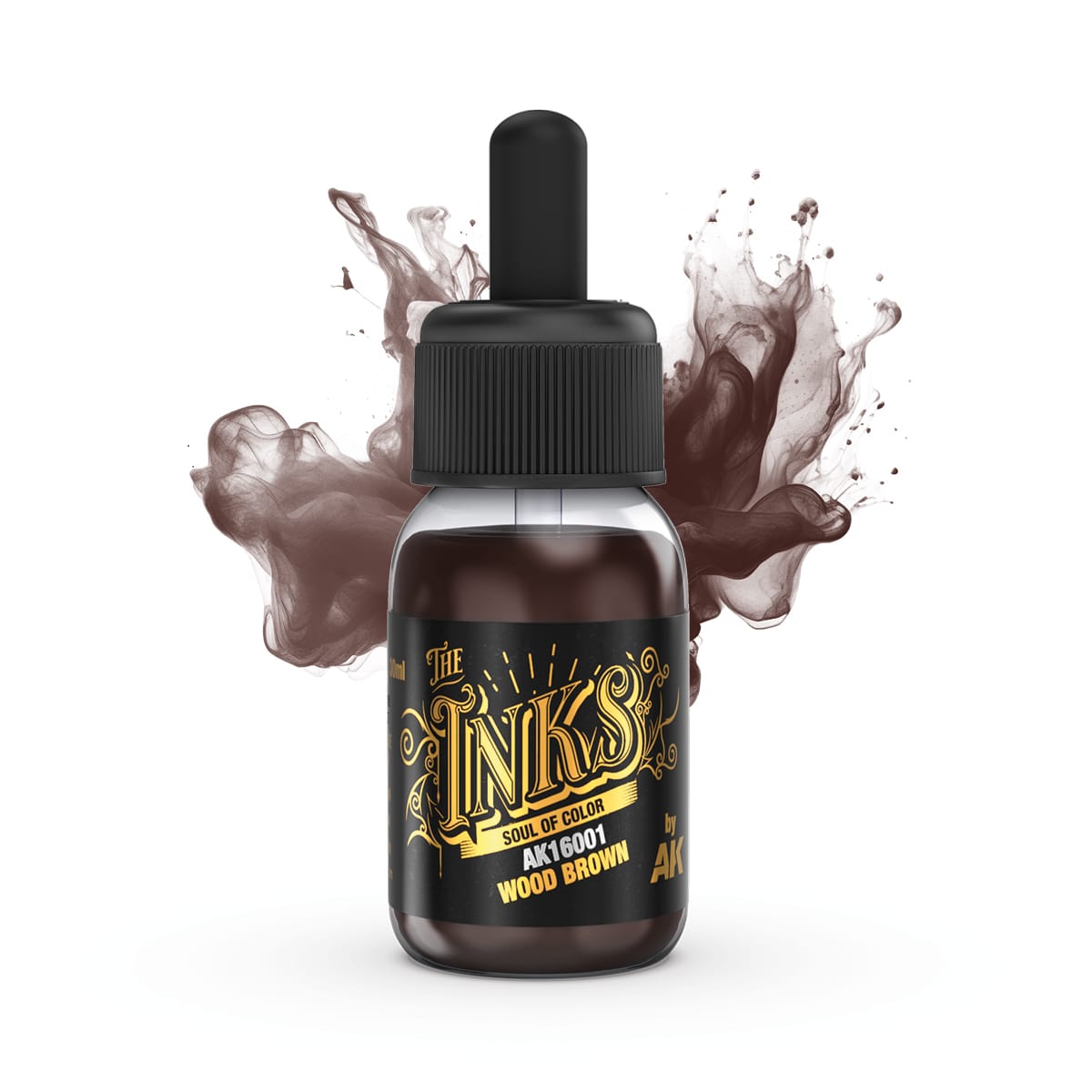 AK Interactive The INKS: Wood Brown 30ml Acrylic Ink