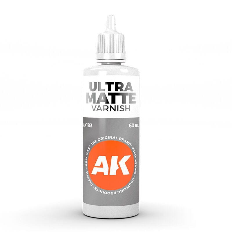 AK Interactive Ultra Matte Finish Top Quality Acrylic Varnish 60ml [AK183]