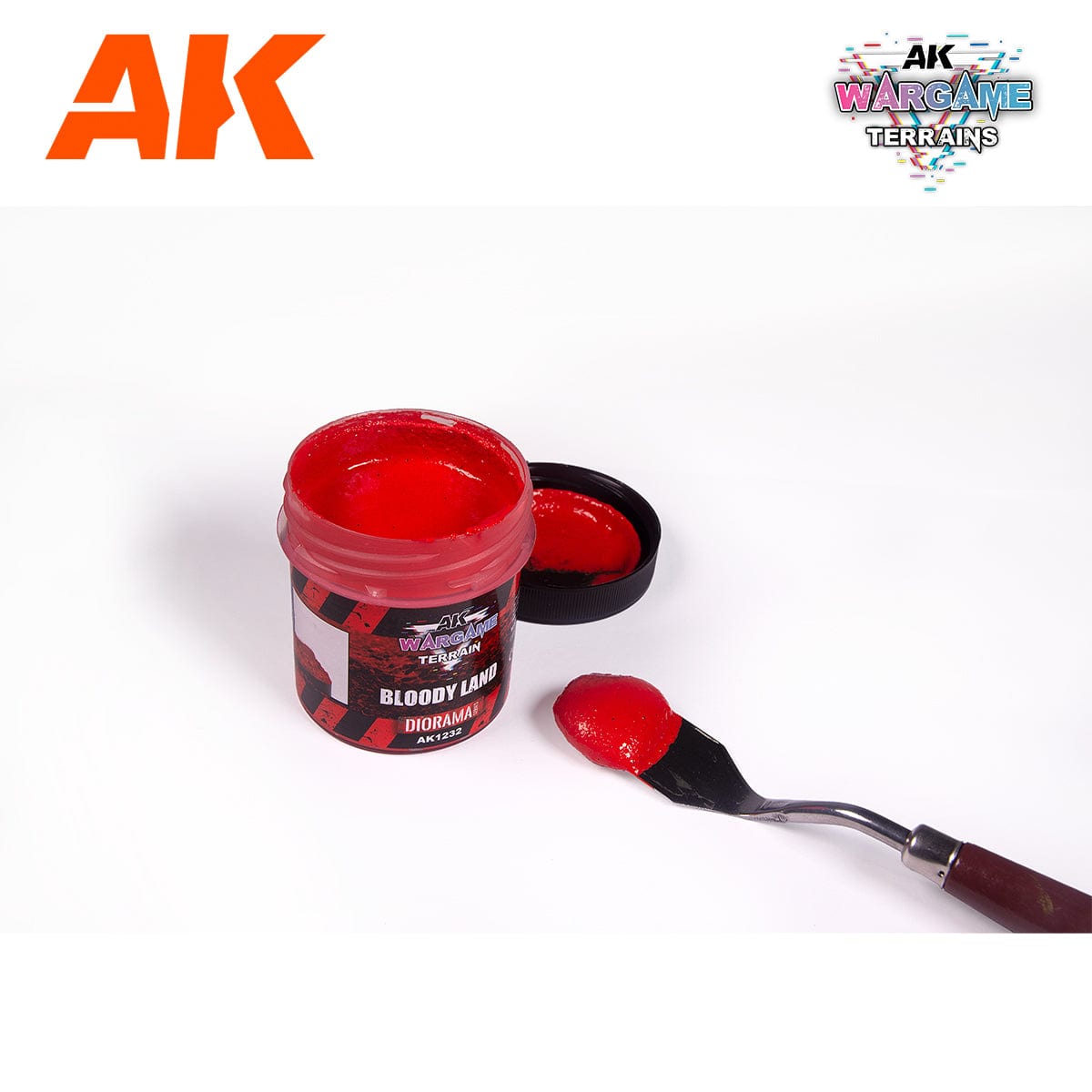 AK Interactive Wargame: Bloody Land Terrain Paste 100ml