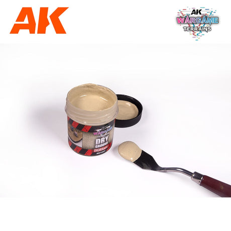 AK Interactive Wargame: Dry Ground Terrain Paste 100ml