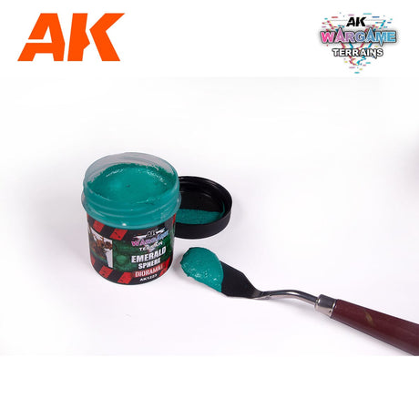 AK Interactive Wargame: Emerald Sphere Terrain Paste 100ml
