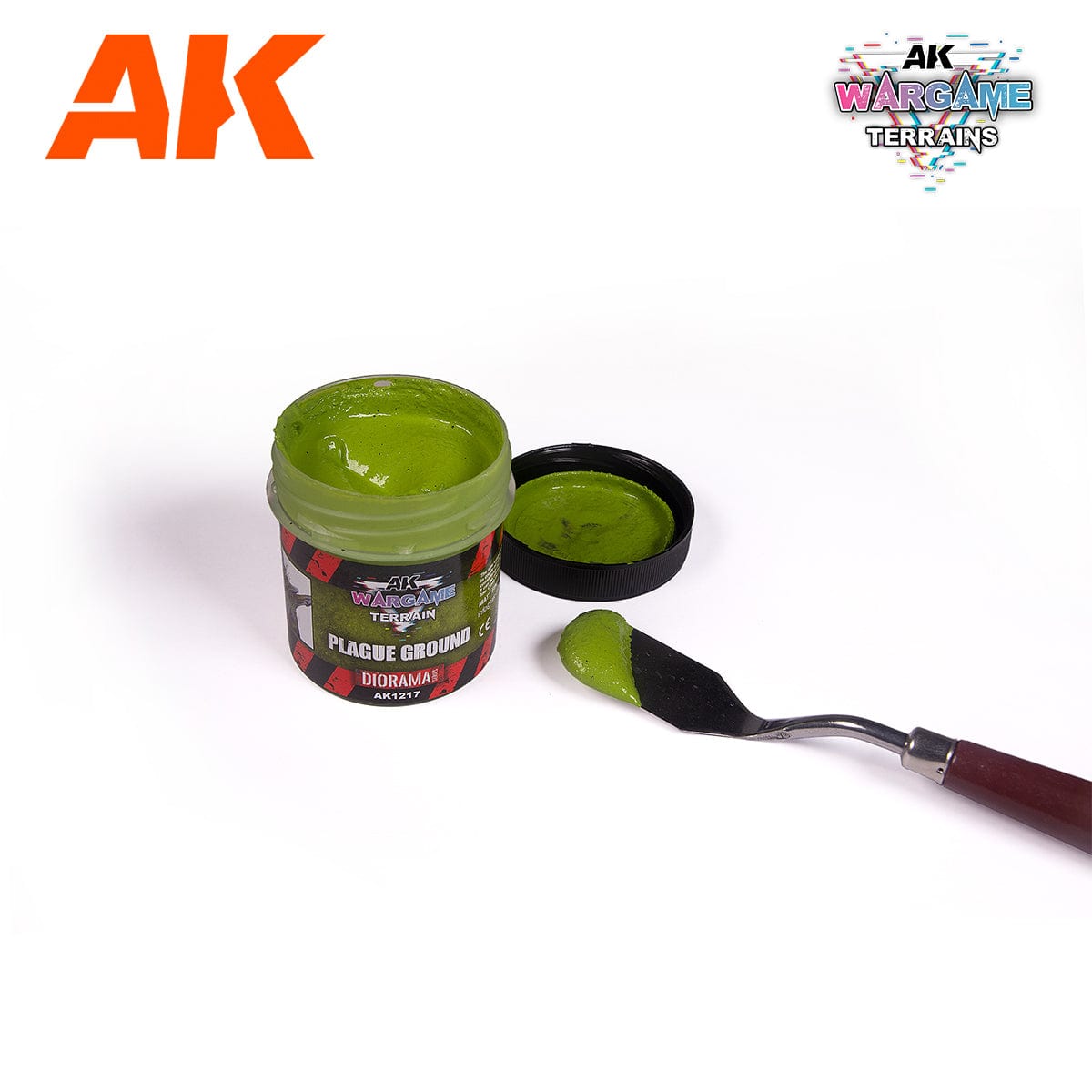 AK Interactive Wargame: Plague Ground Terrain Paste 100ml