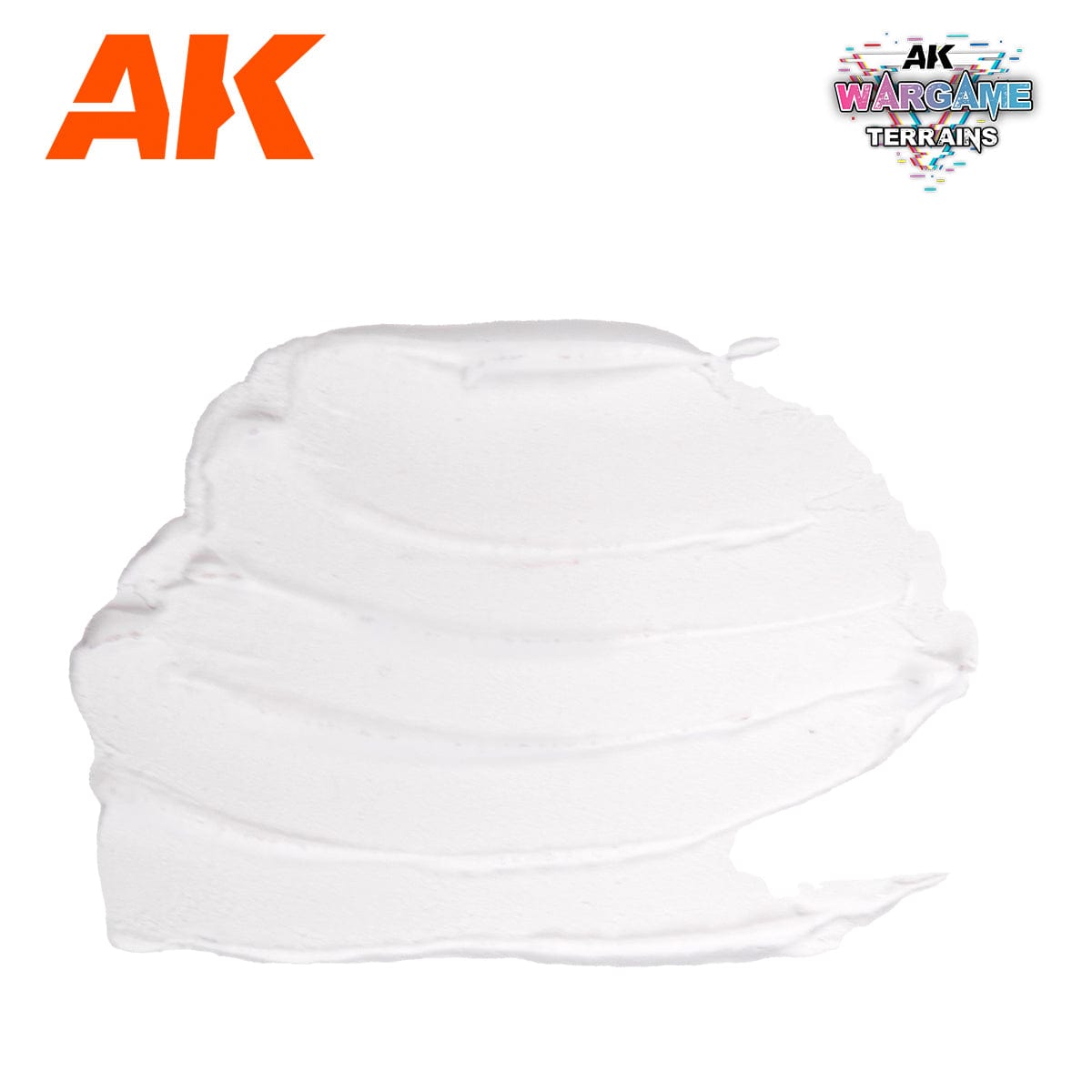 AK Interactive Wargame: Snow Terrain Paste 100ml