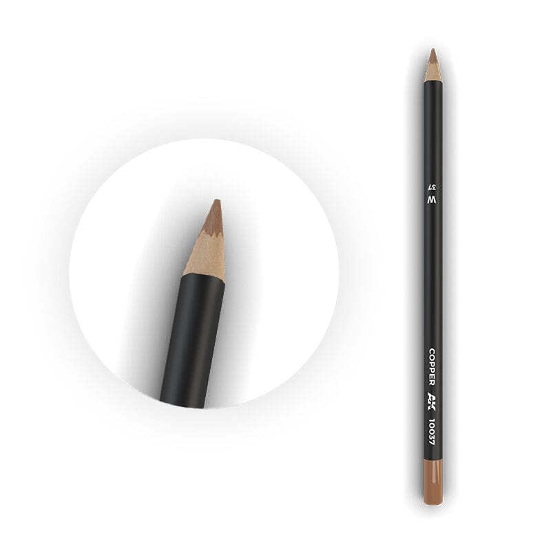 AK Interactive Weathering: Copper Watercolour Pencil [AK10037]