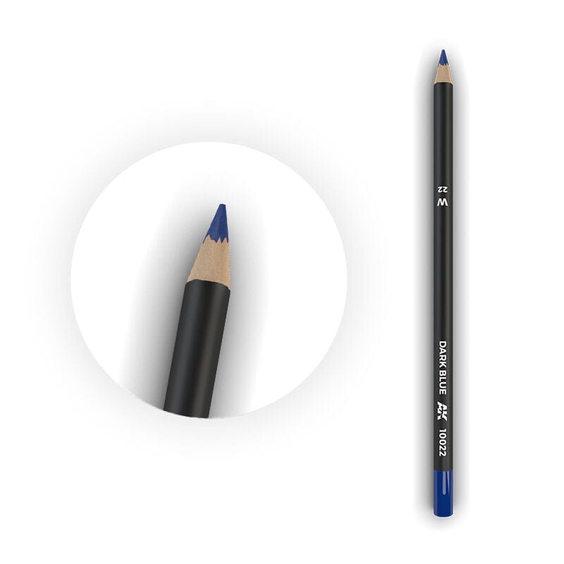 AK Interactive Weathering: Dark Blue Watercolour Pencil [AK10022]