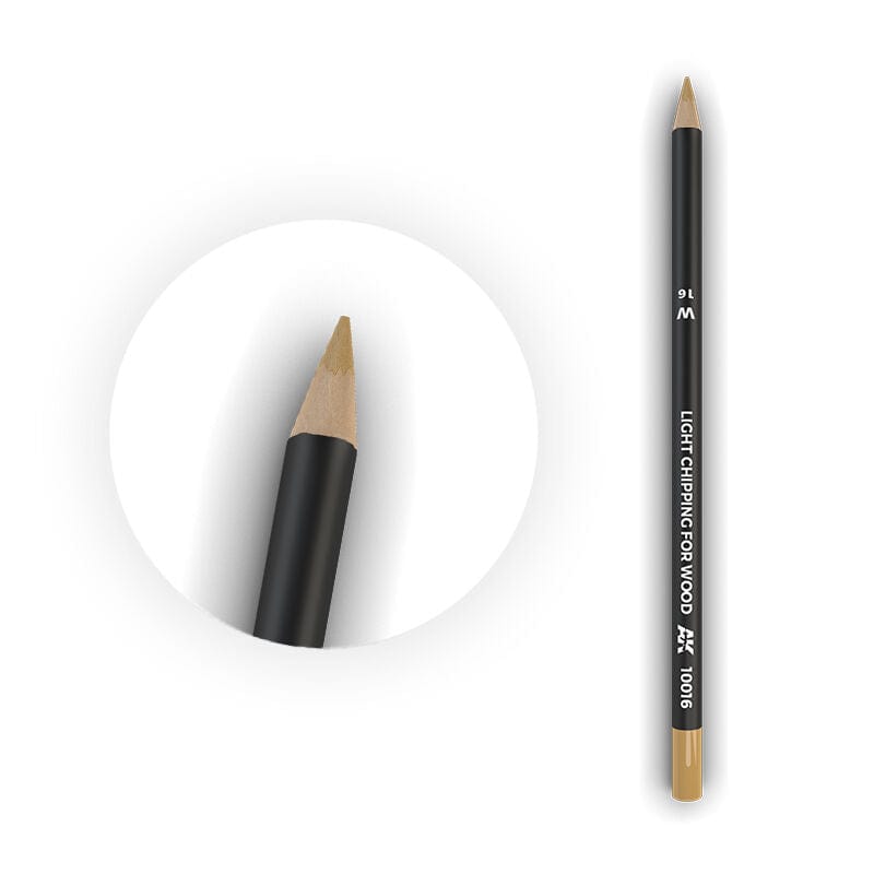 AK Interactive Weathering: Light Chipping For Wood Watercolour Pencil [AK10016]