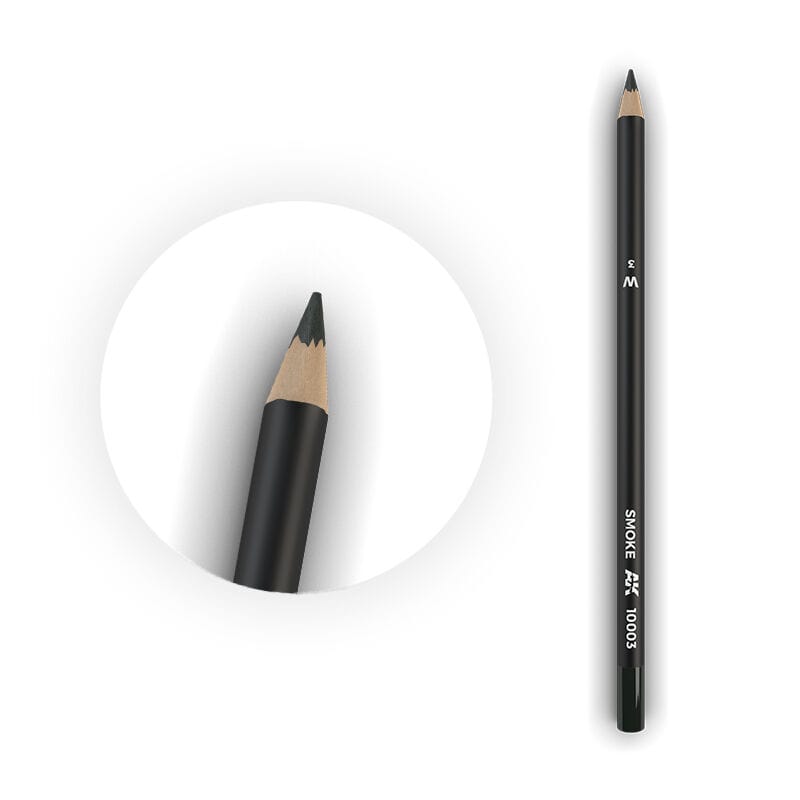AK Interactive Weathering: Smoke Watercolour Pencil [AK10003]