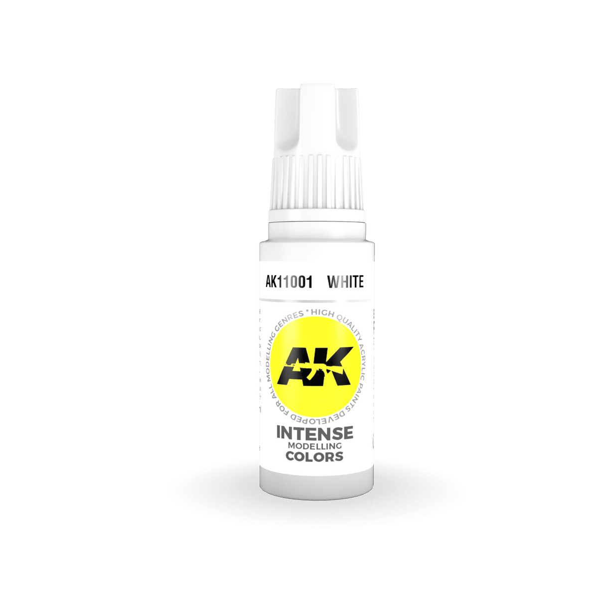 AK Interactive White Intense Acrylic Paint 17ml 3rd Generation [AK11001]