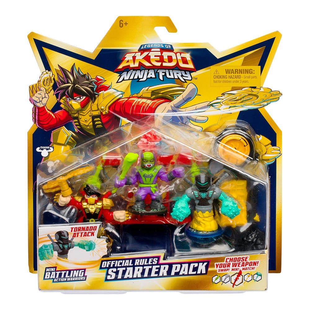 Akedo S7 Ninja Fury Starter Pack - Hobbytech Toys