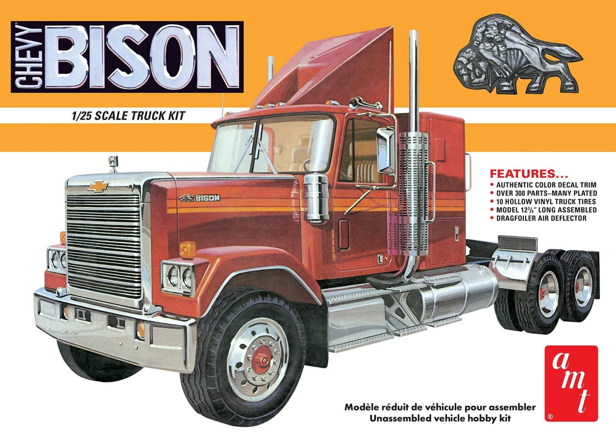 AMT 1/25 Chevrolet Bison Conventional Tr Plastic Model Kit