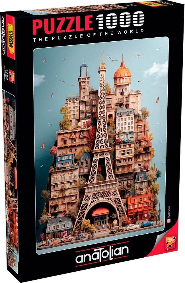 Anatolian Eiffel Tower 1000pc Jigsaw Puzzle