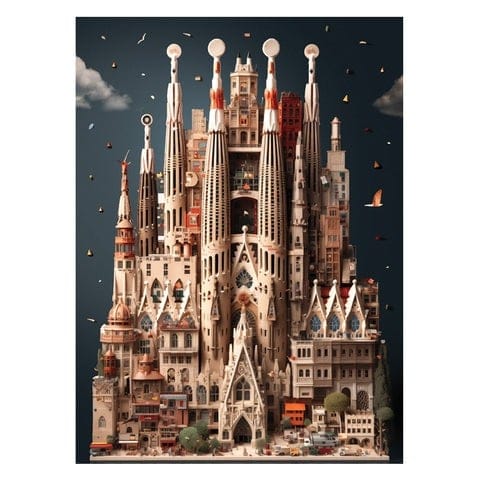 Anatolian La Sagrada Familia 1000pc Jigsaw Puzzle