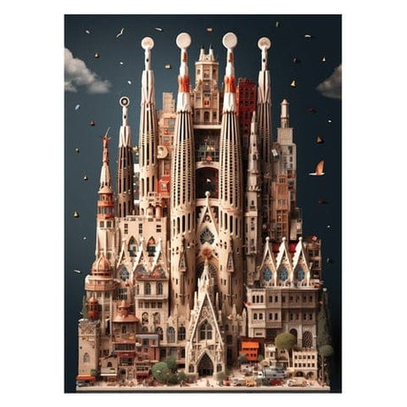 Anatolian La Sagrada Familia 1000pc Jigsaw Puzzle