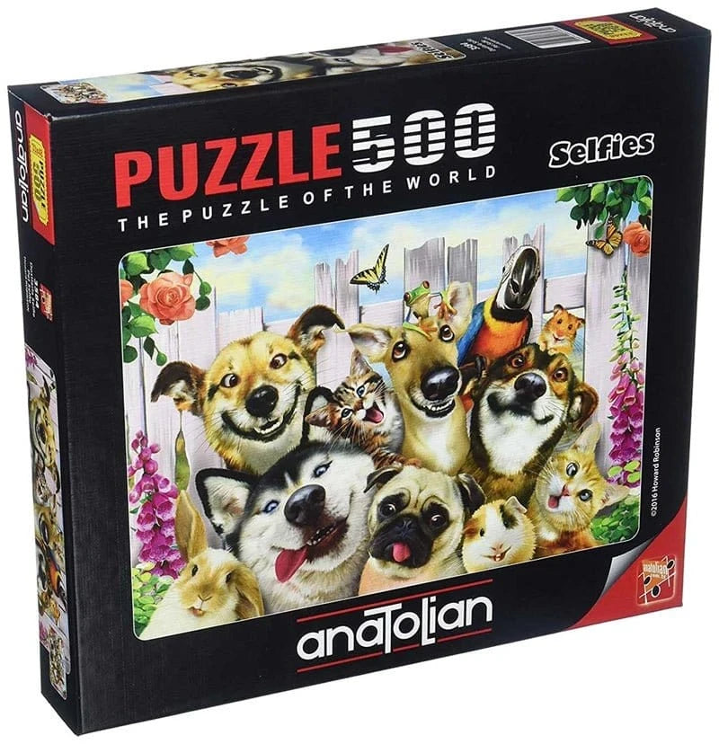 Anatolian Pet Selfie 500pc Puzzle - Hobbytech Toys