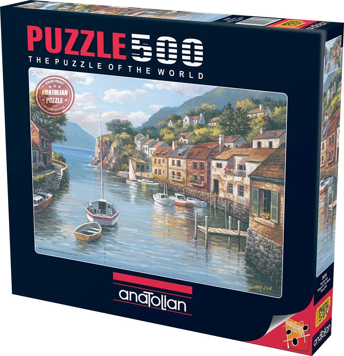Anatolian Village On The Water 500pc Puzzle - Hobbytech Toys