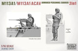Andys Hobby HQ 1/16 M113A1/M113A1 ACAV Armoured Personnel Carrier Plastic Model Kit - Hobbytech Toys