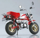 Aoshima 1/12 Diecast Honda Monkey Special Shasta White x Candy Alamoana Red Plastic Model Kit