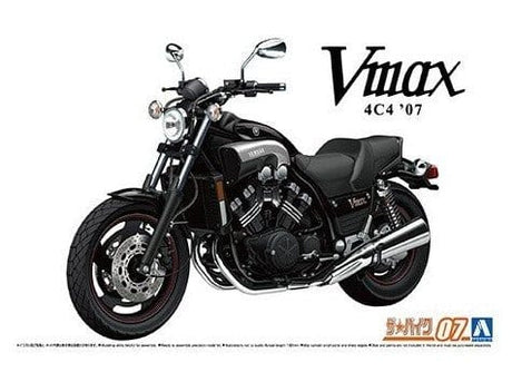 Aoshima 1/12 Yamaha 4C4 Vmax 2007 Plastic Model Kit - Hobbytech Toys
